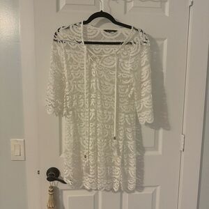 Spiaggia Dolce White Beach Coverup